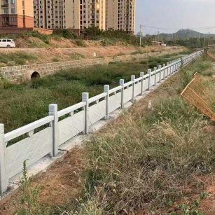 茂名 白麻河道栏杆效果展示图