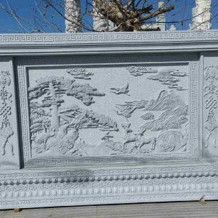 茂名 芝麻白大型照壁，屏风，影壁