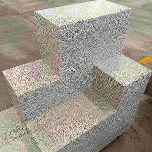 茂名 白麻花岗岩荔枝面地铺石