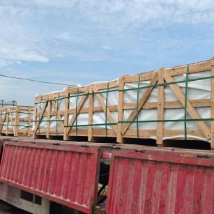 茂名 芝麻白花岗岩地铺石出口专车-泰国游