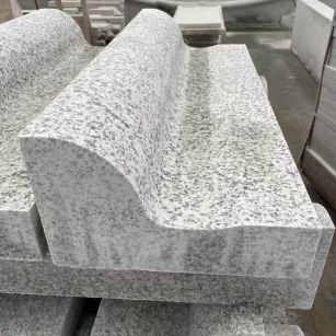 茂名 白麻花岗岩S型路沿石，路侧石，马路牙子等