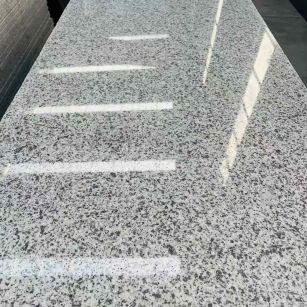 茂名 白麻花岗岩光面毛板