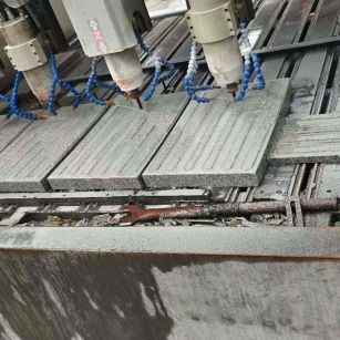 茂名 芝麻白花岗岩荔枝面盲道雕刻