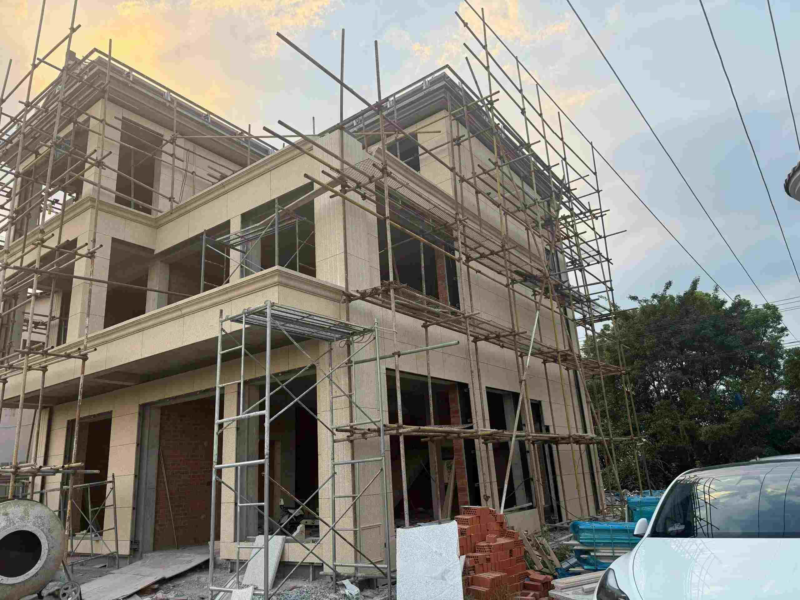 茂名 黄金麻荔枝面花岗岩外墙干挂