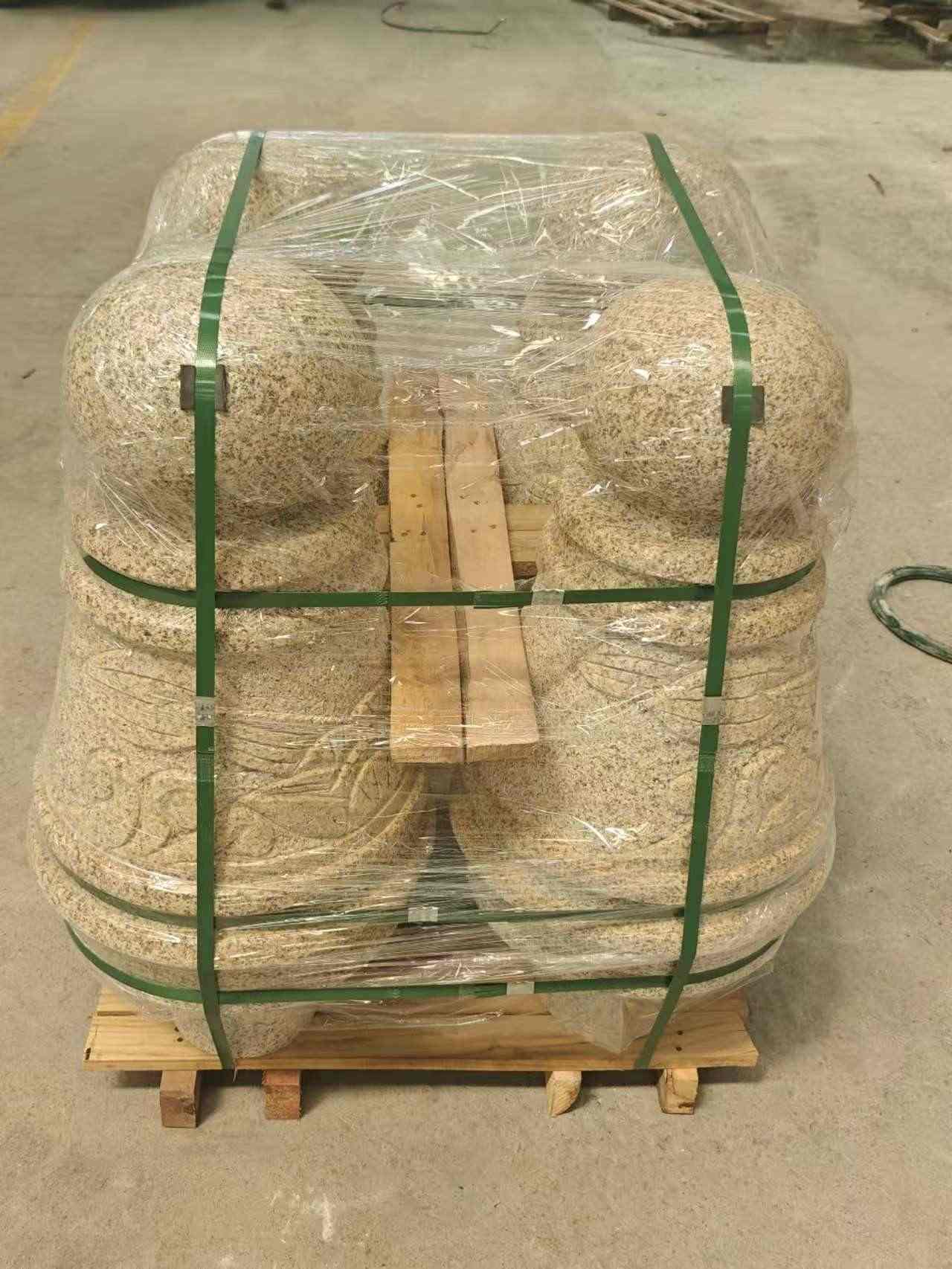 茂名 黄金麻异形定制雕花——棒棒糖挡车柱