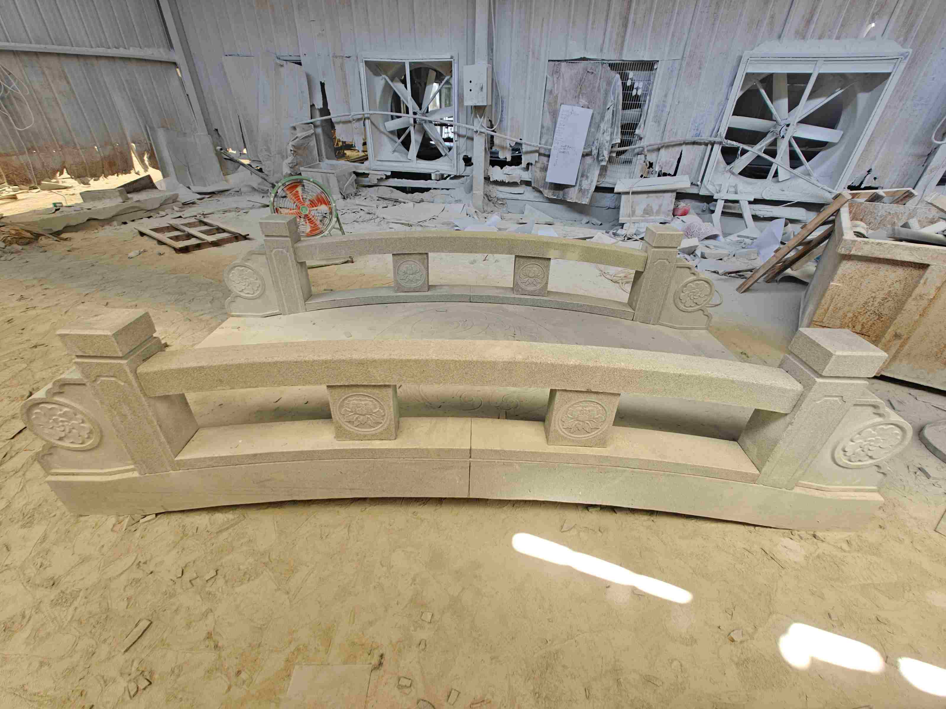 茂名 芝麻灰花岗岩异形加工-拱桥，石桥