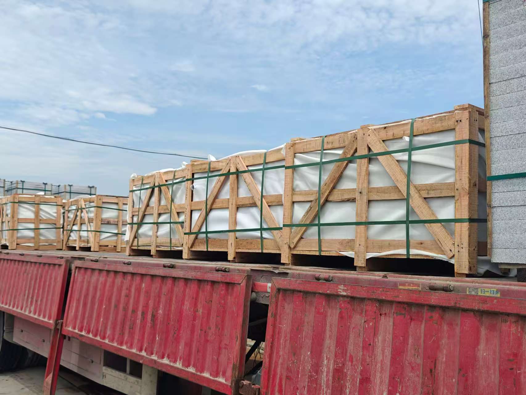 茂名 芝麻白花岗岩地铺石出口专车-泰国游