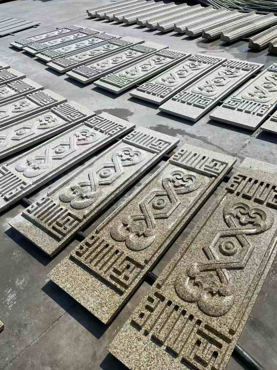 茂名 黄金麻花岗岩外墙雕刻板