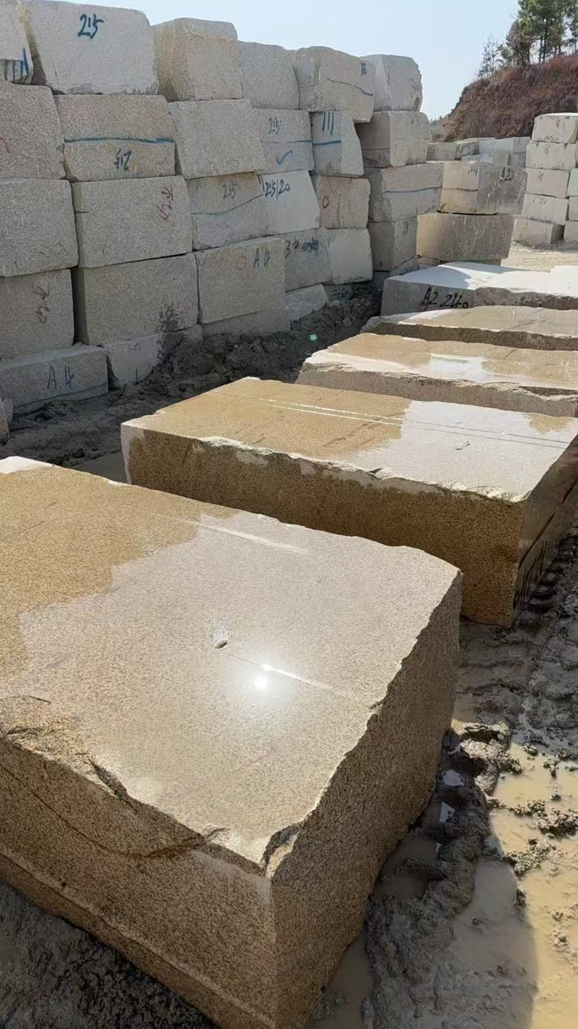 茂名 黄金麻方料堆场洗料分选中，原材料充足